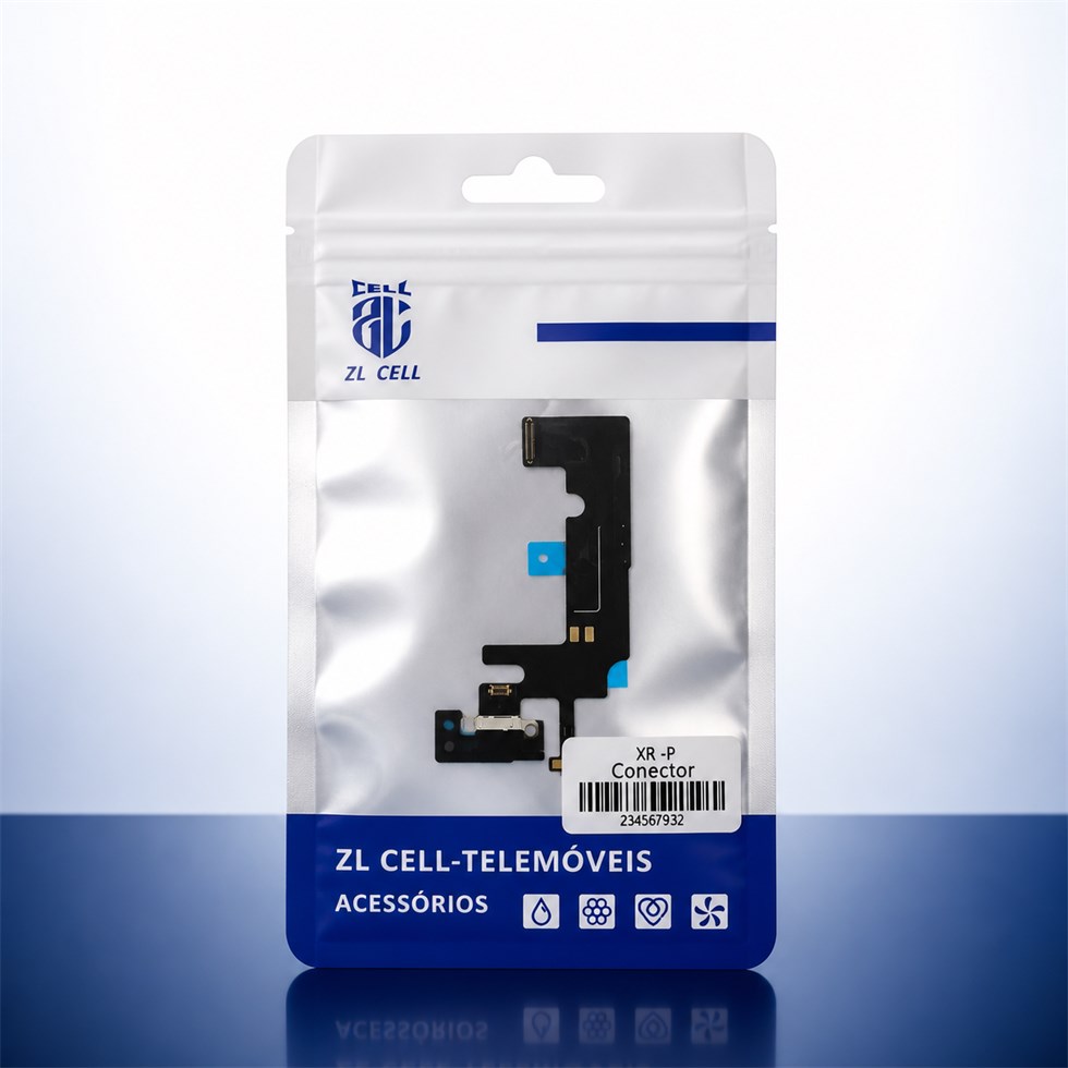 Flex e conectores ZL Cell em embalagem premium